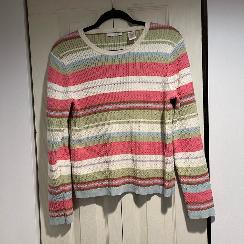 Lizgolf Multi-Color Sweater Size L
